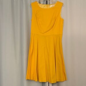 3‎ for $25! Elegant Yellow Sleeveless Cotton Dress, size XL